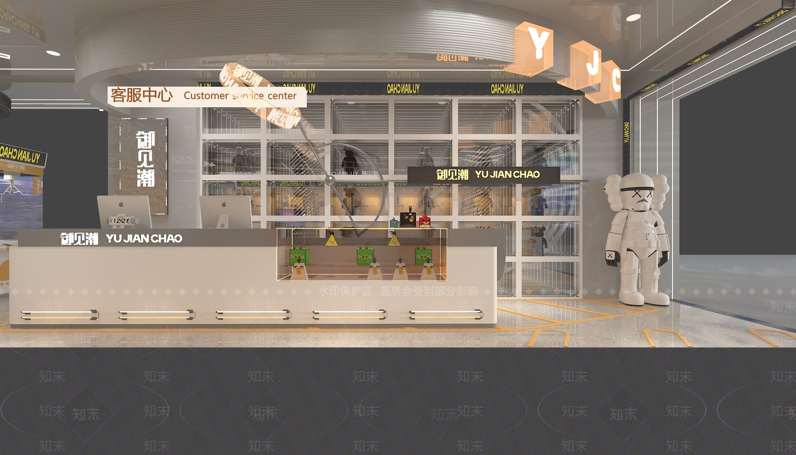 现代娃娃机店3D模型下载【ID:1128179660】