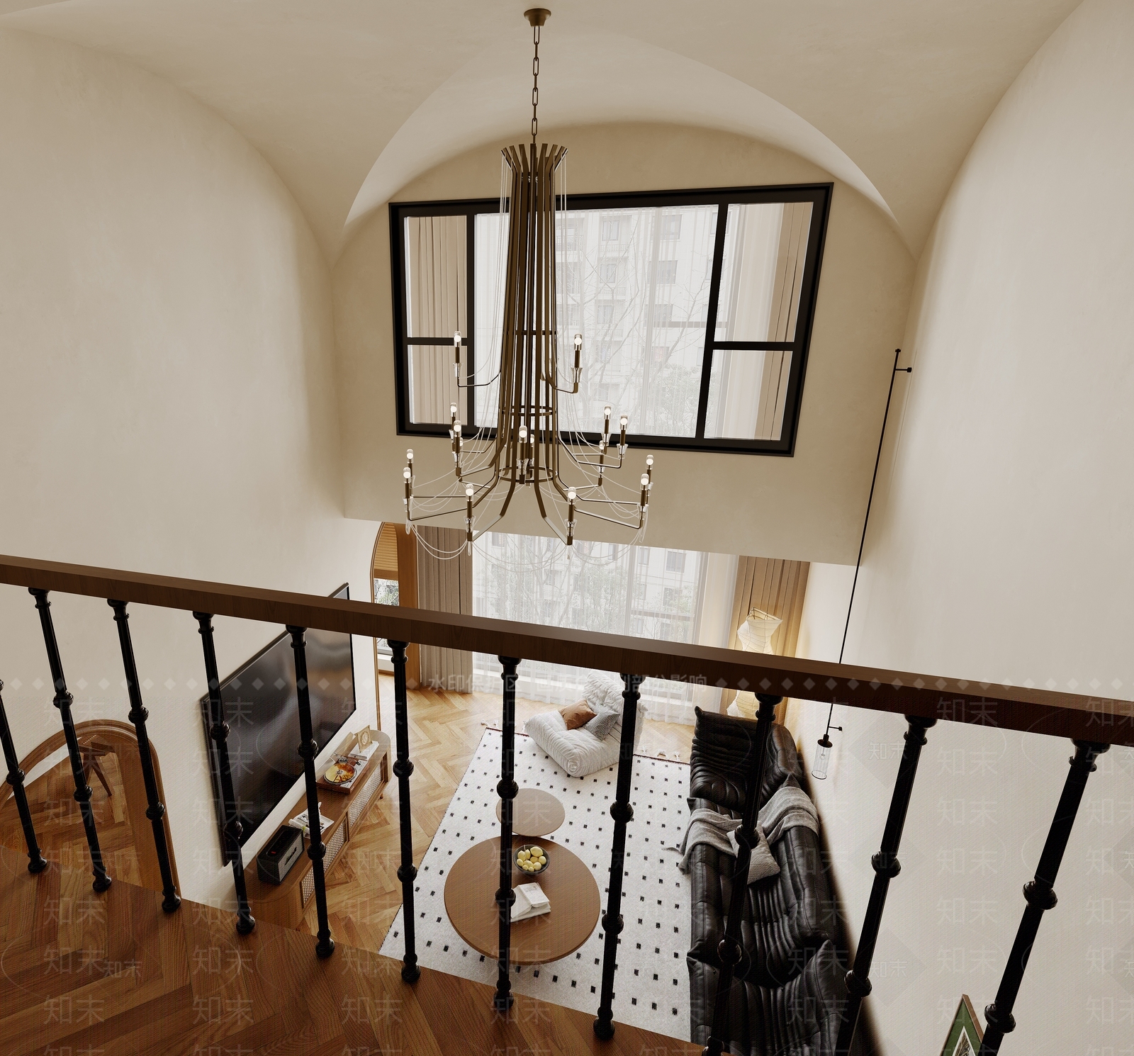 侘寂复古单身公寓3D模型下载【ID:1128183323】