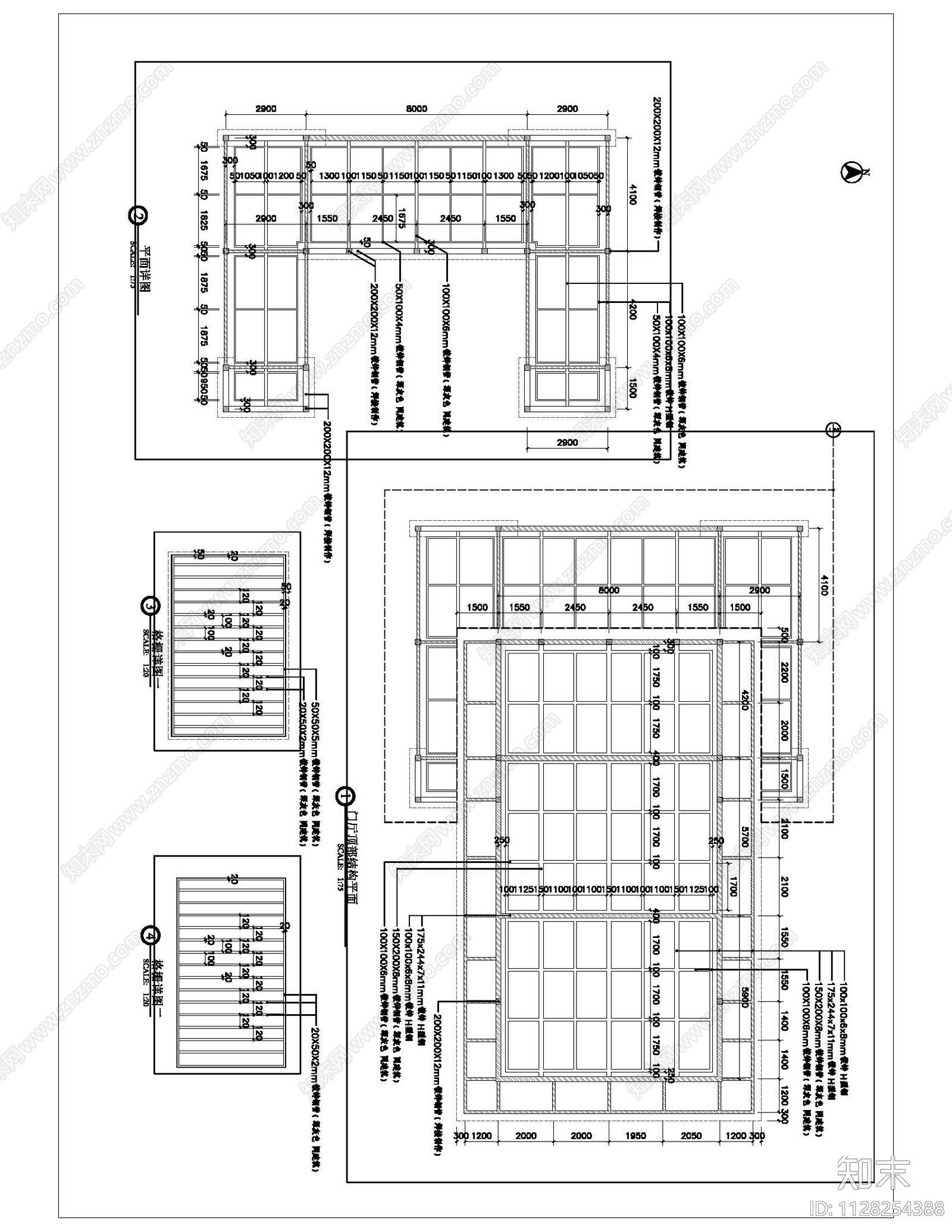 商品房地产门厅cad施工图下载【ID:1128254388】