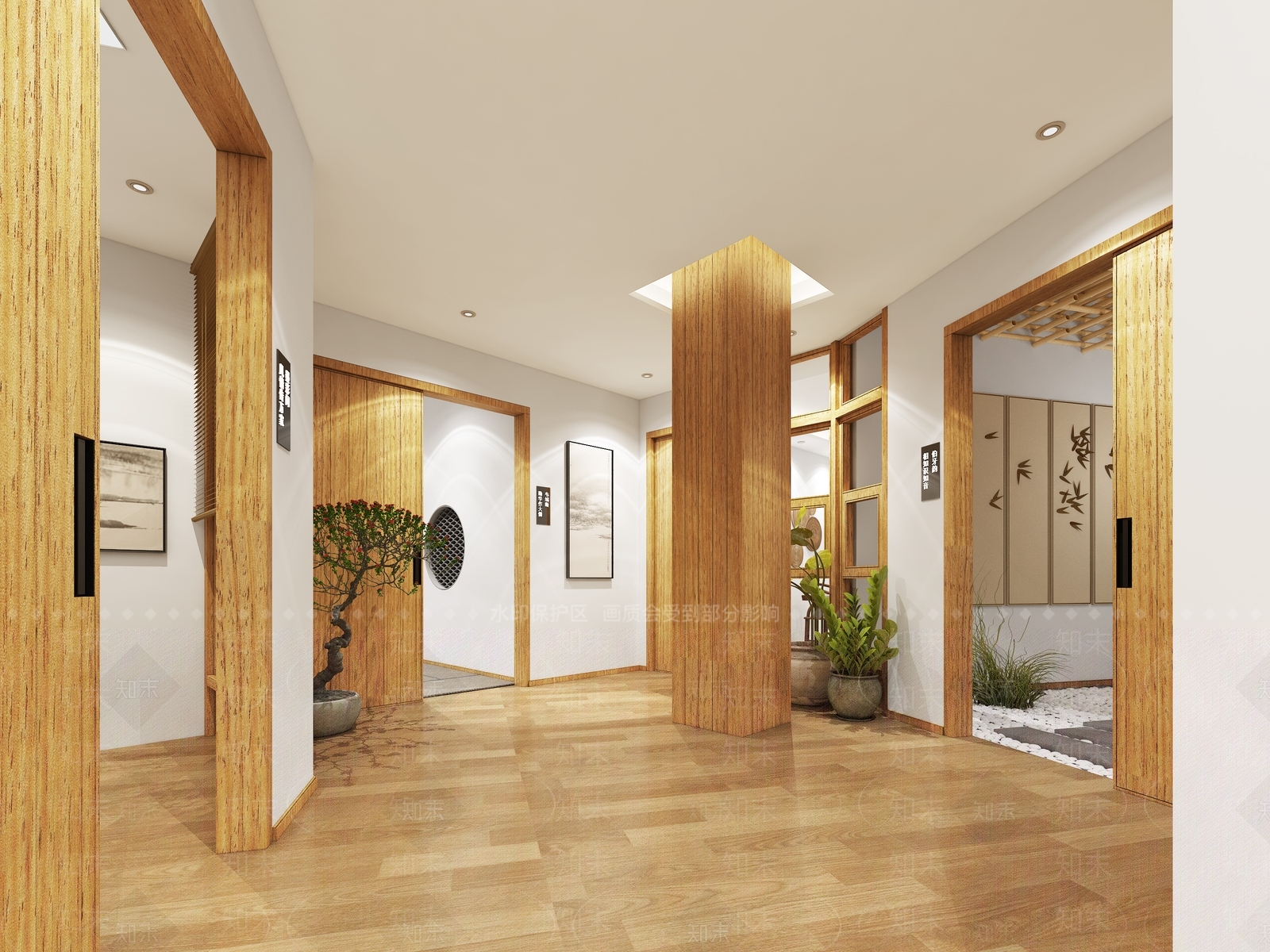 新中式茶馆3D模型下载【ID:1128206098】