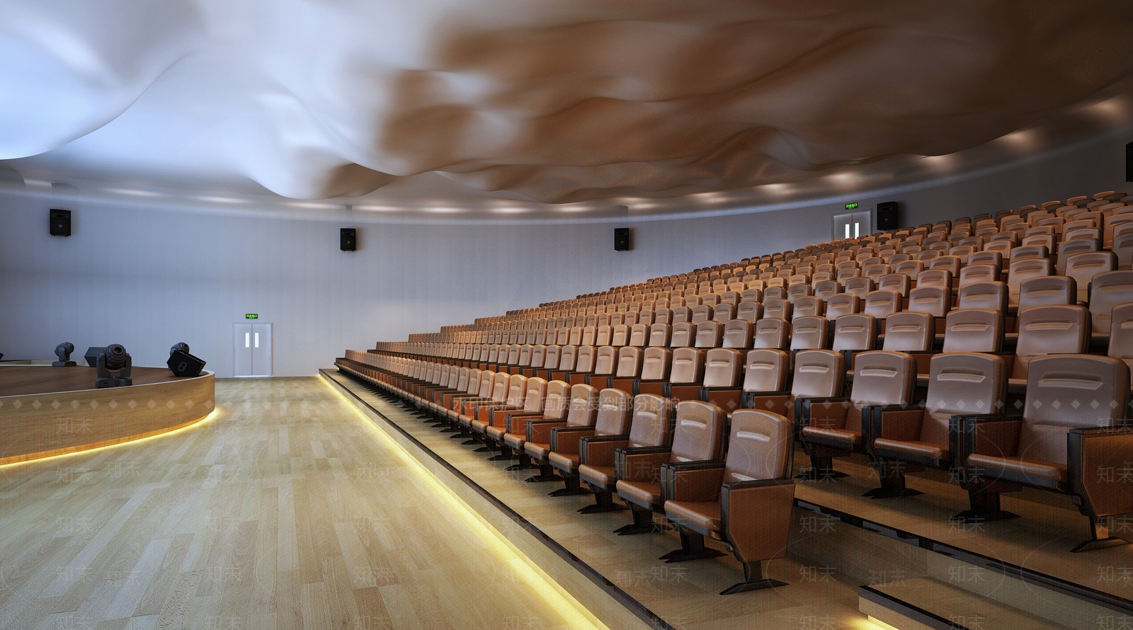 现代报告厅3D模型下载【ID:1128206815】