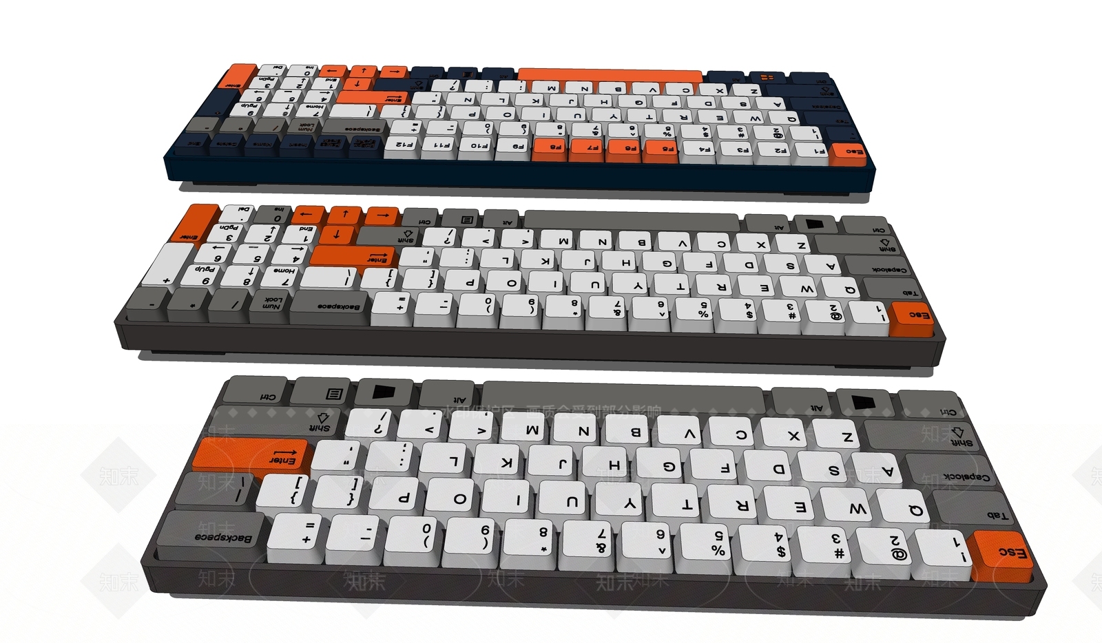 机械键盘SU模型下载【ID:1128209228】