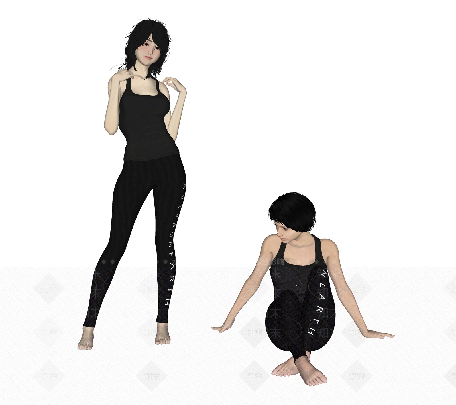 女人SU模型下载【ID:1128209753】