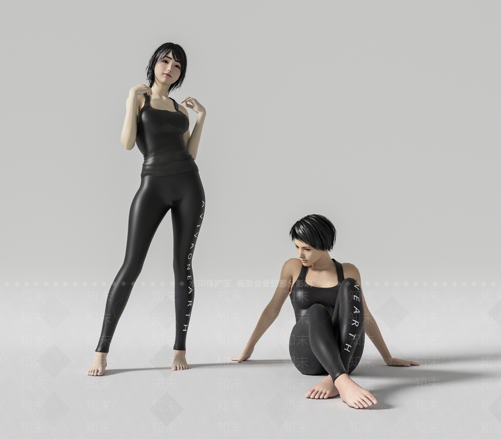 女人SU模型下载【ID:1128209753】