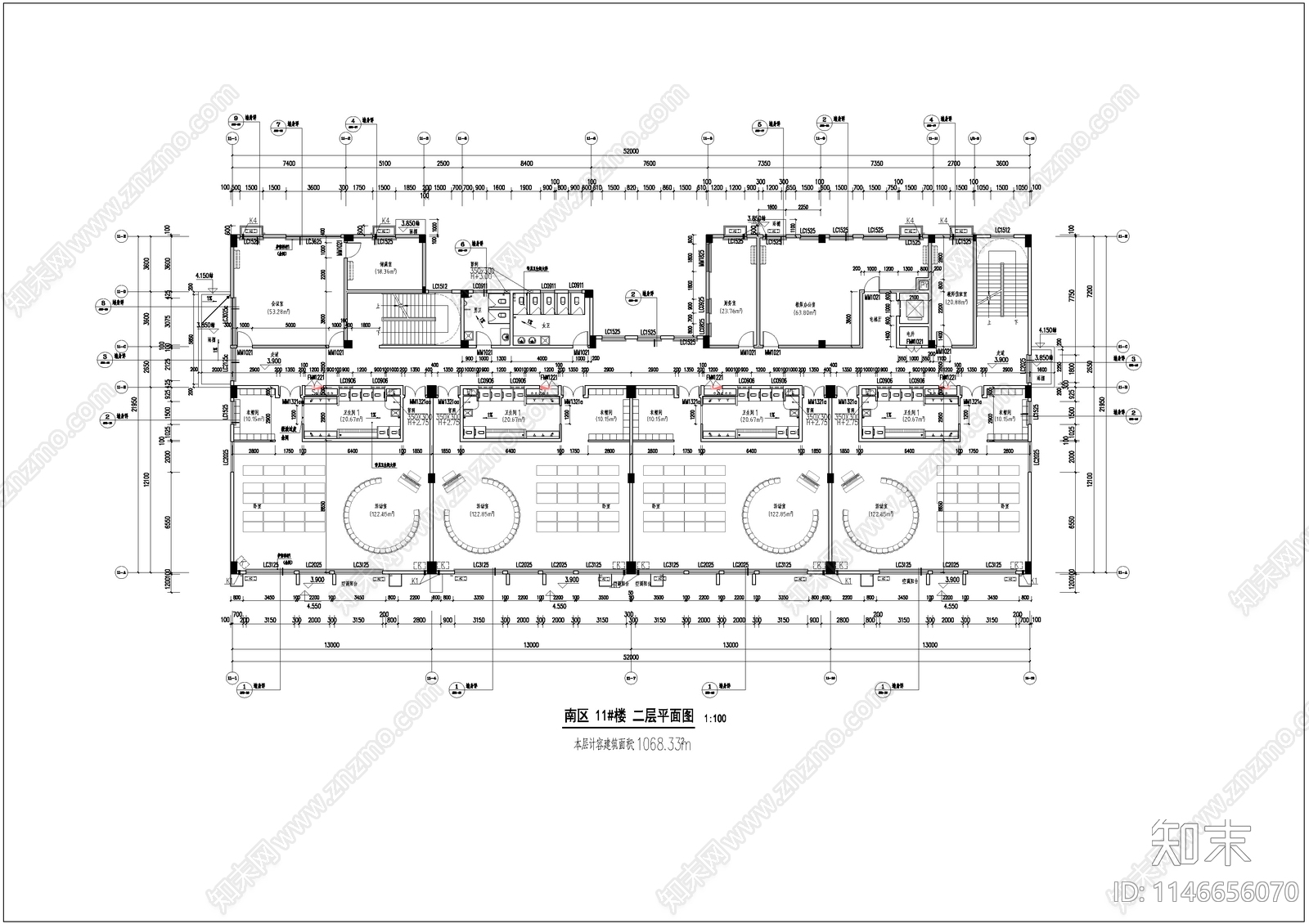 幼儿园建筑cad施工图下载【ID:1146656070】