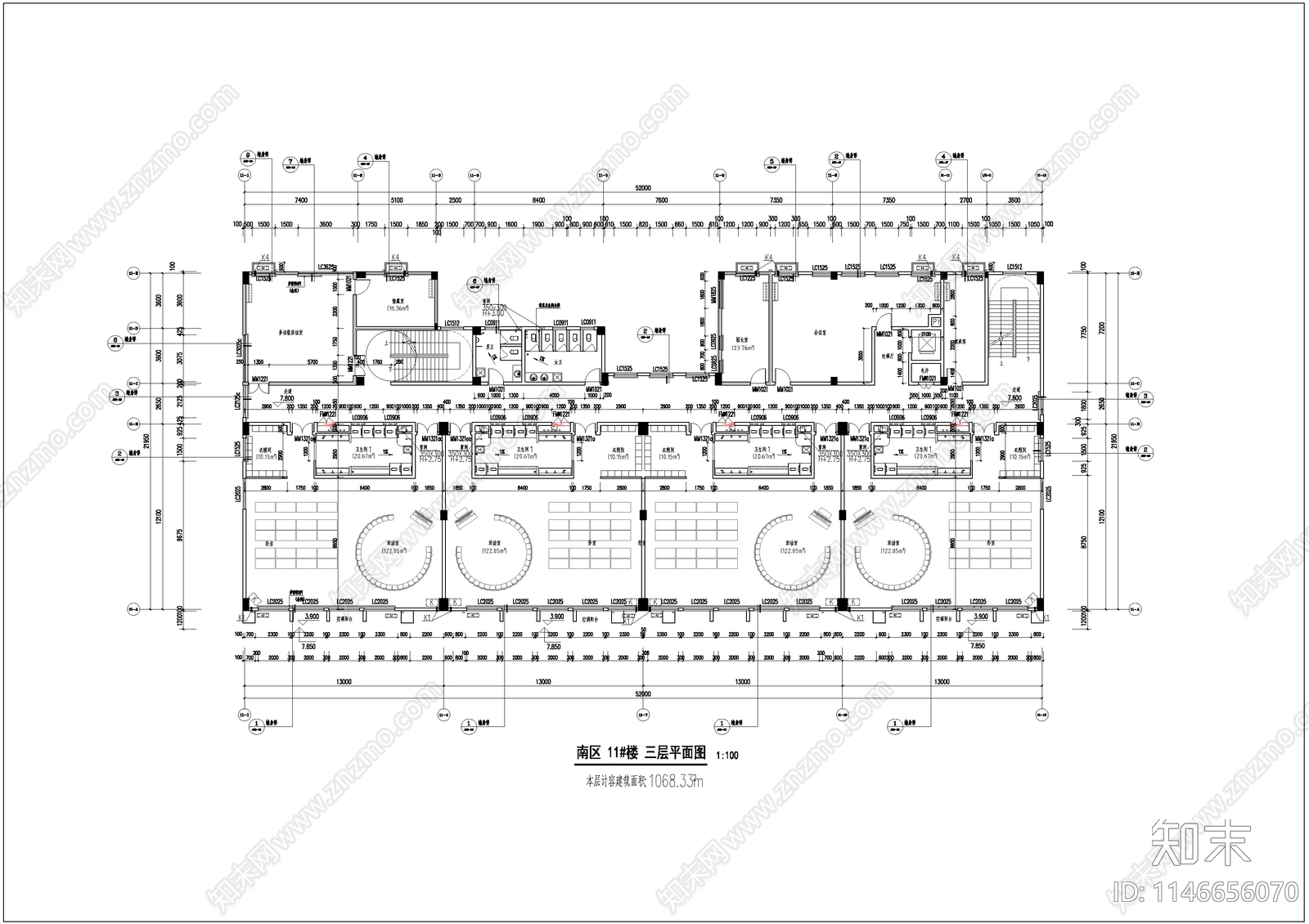 幼儿园建筑cad施工图下载【ID:1146656070】