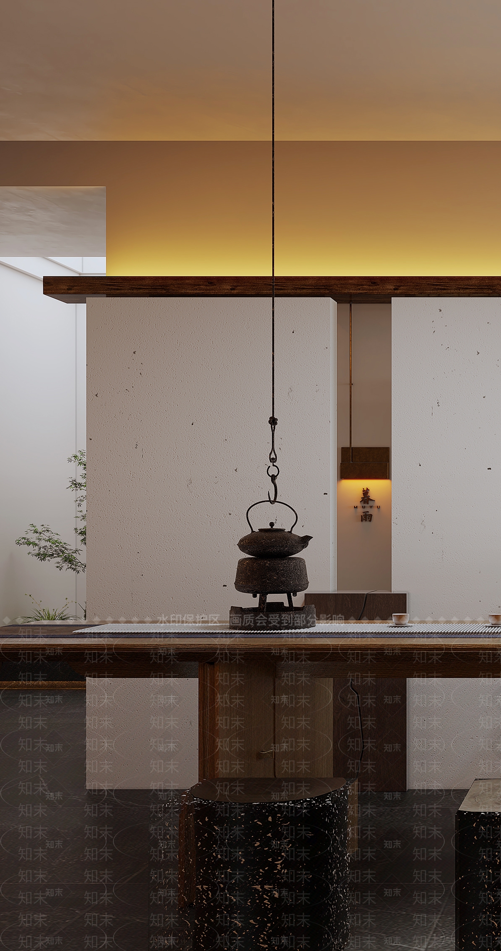 新中式茶楼3D模型下载【ID:1128213097】