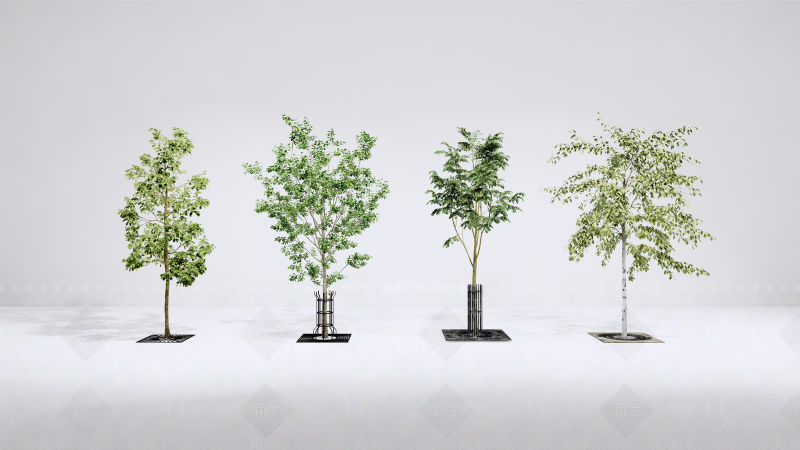 行道树SU模型下载【ID:1128236052】