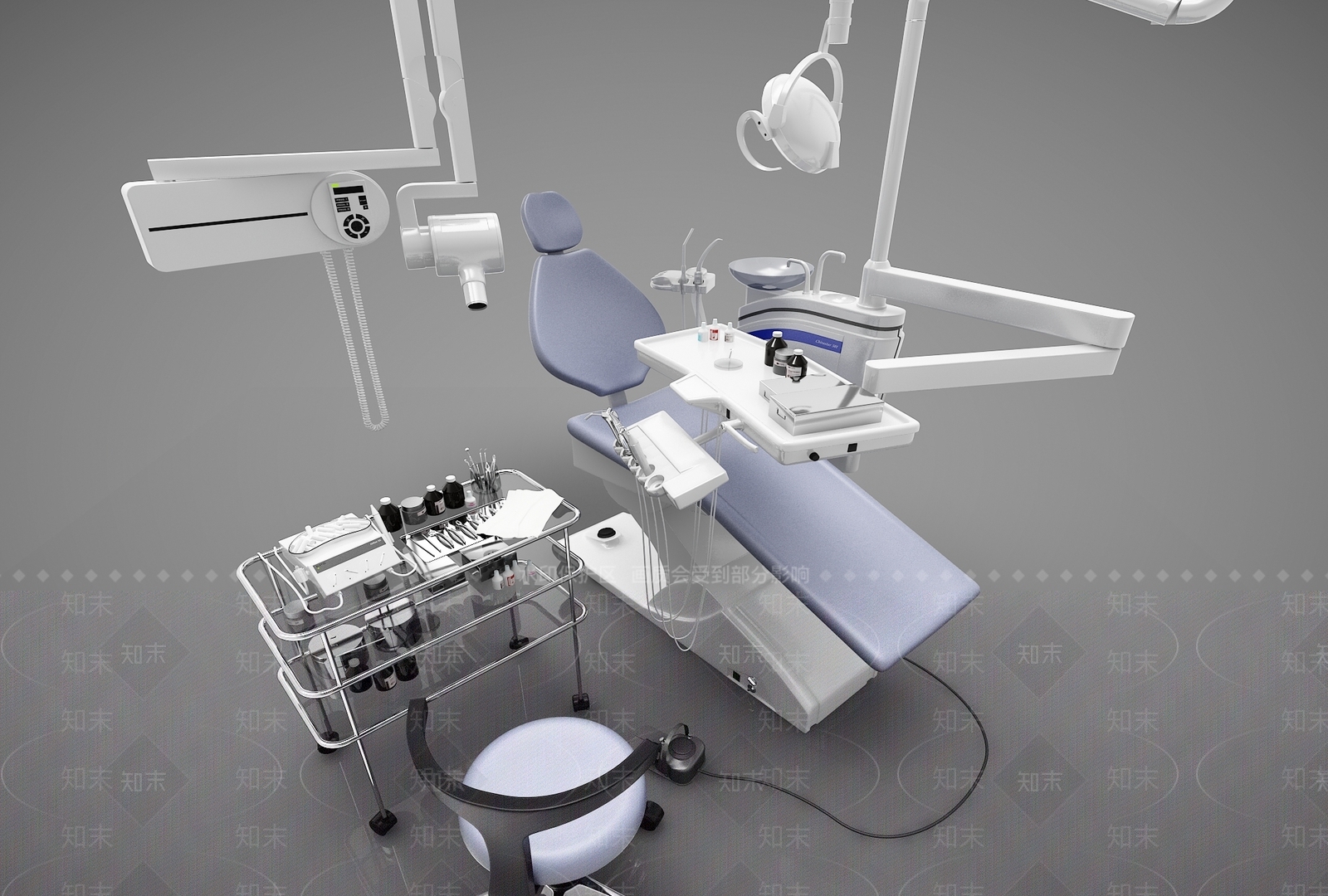 现代医疗器材3D模型下载【ID:1128242855】
