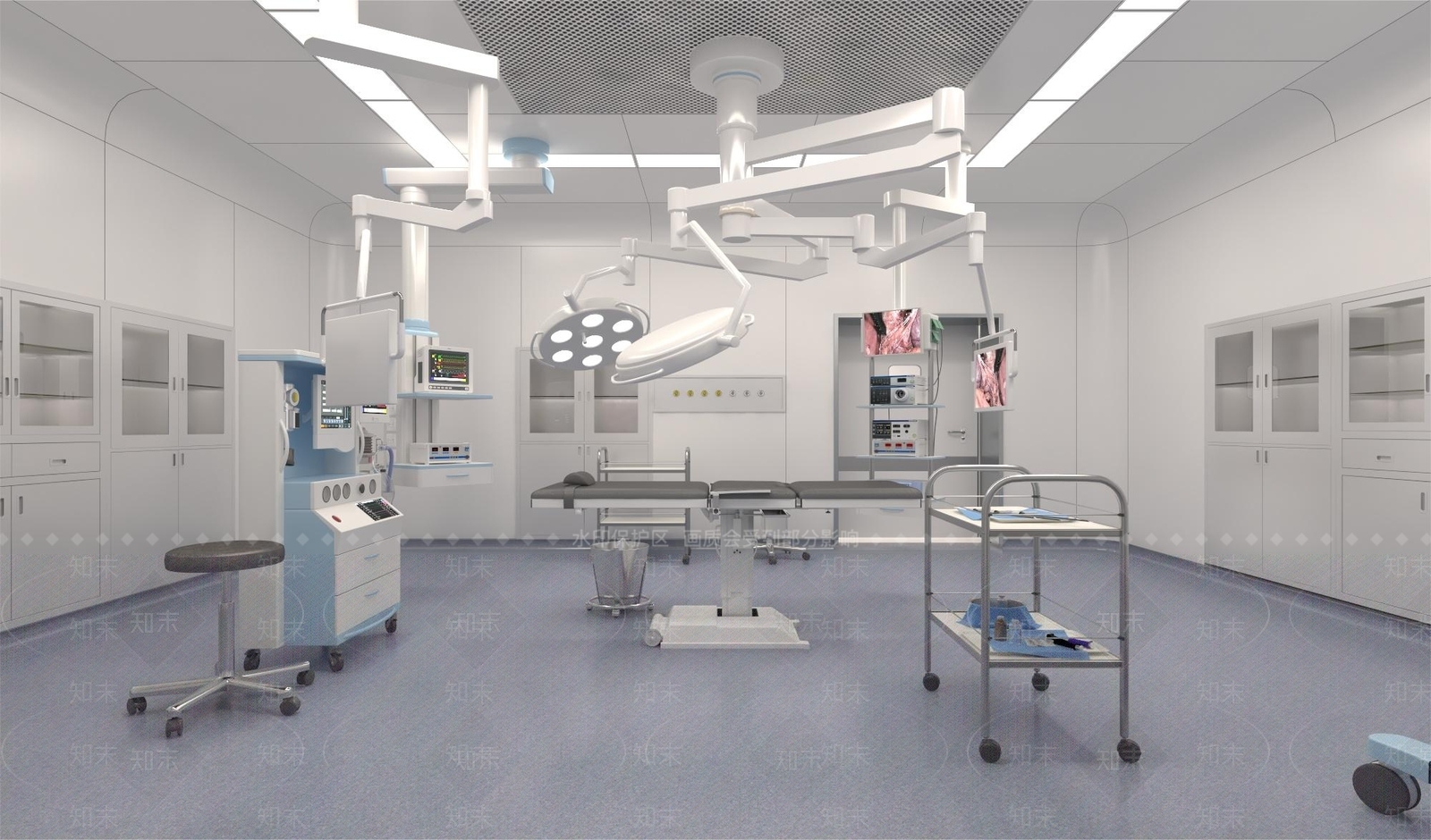 现代医院手术室3D模型下载【ID:1128240676】