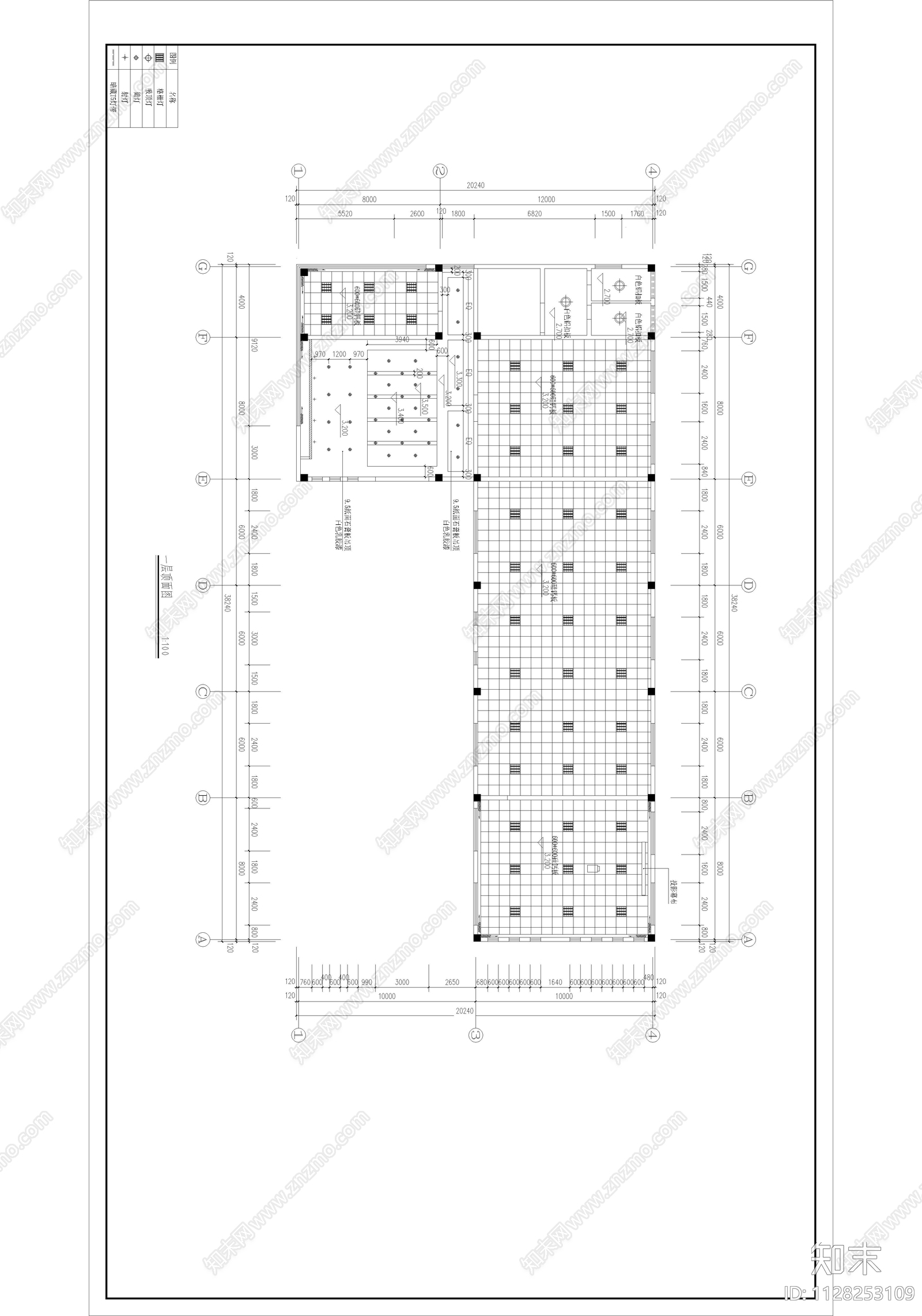 现代简约警务室cad施工图下载【ID:1128253109】