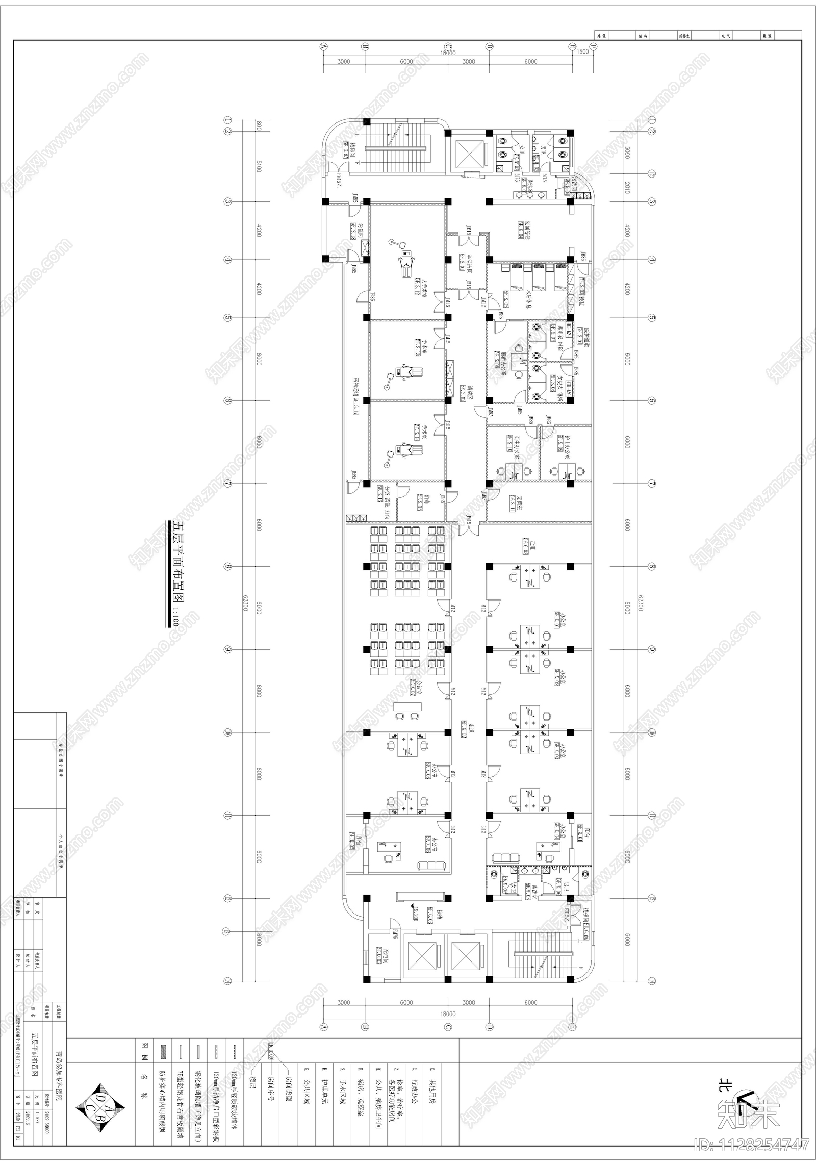 医院cad施工图下载【ID:1128254747】