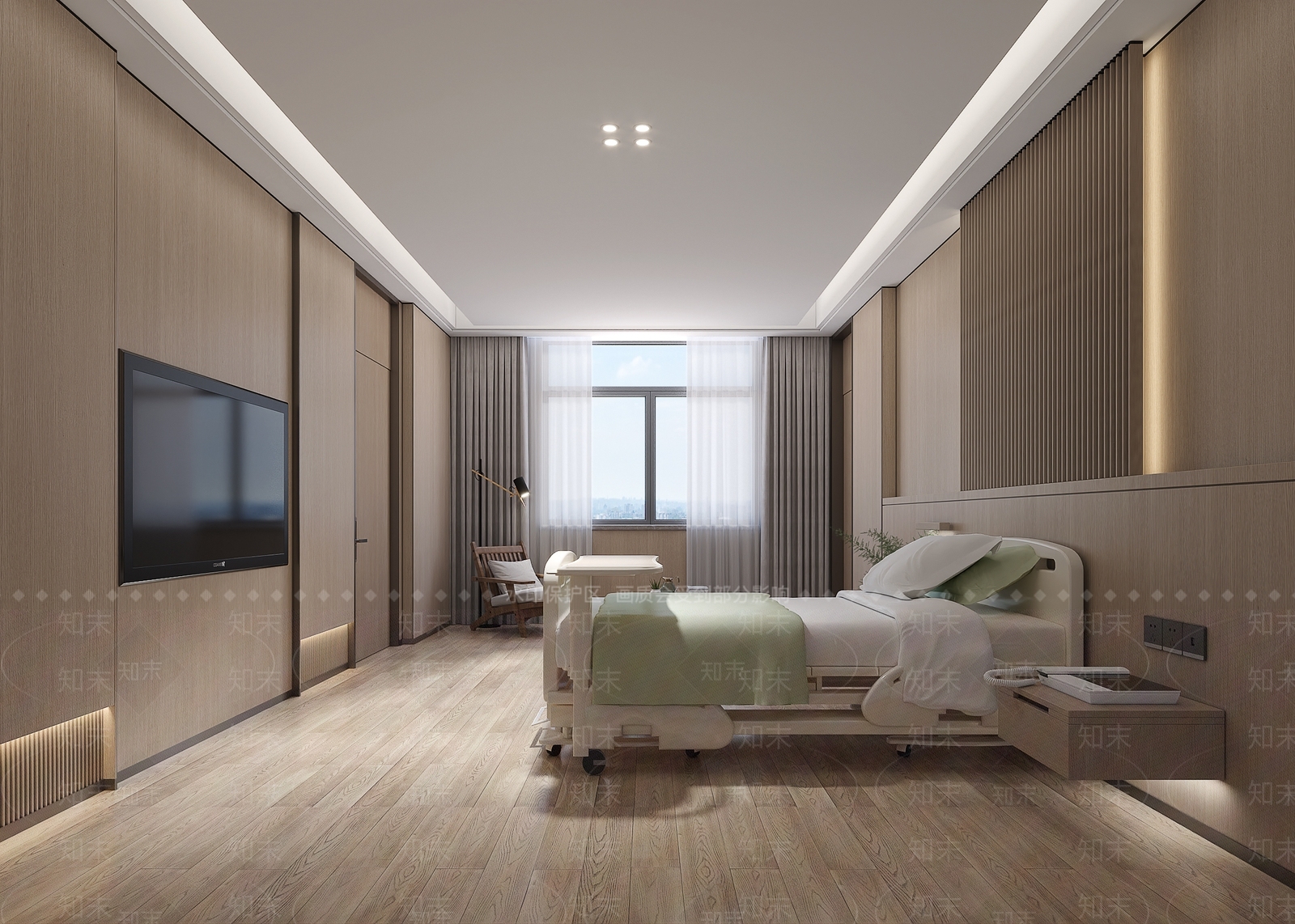 现代医院VIP病房3D模型下载【ID:1128256687】