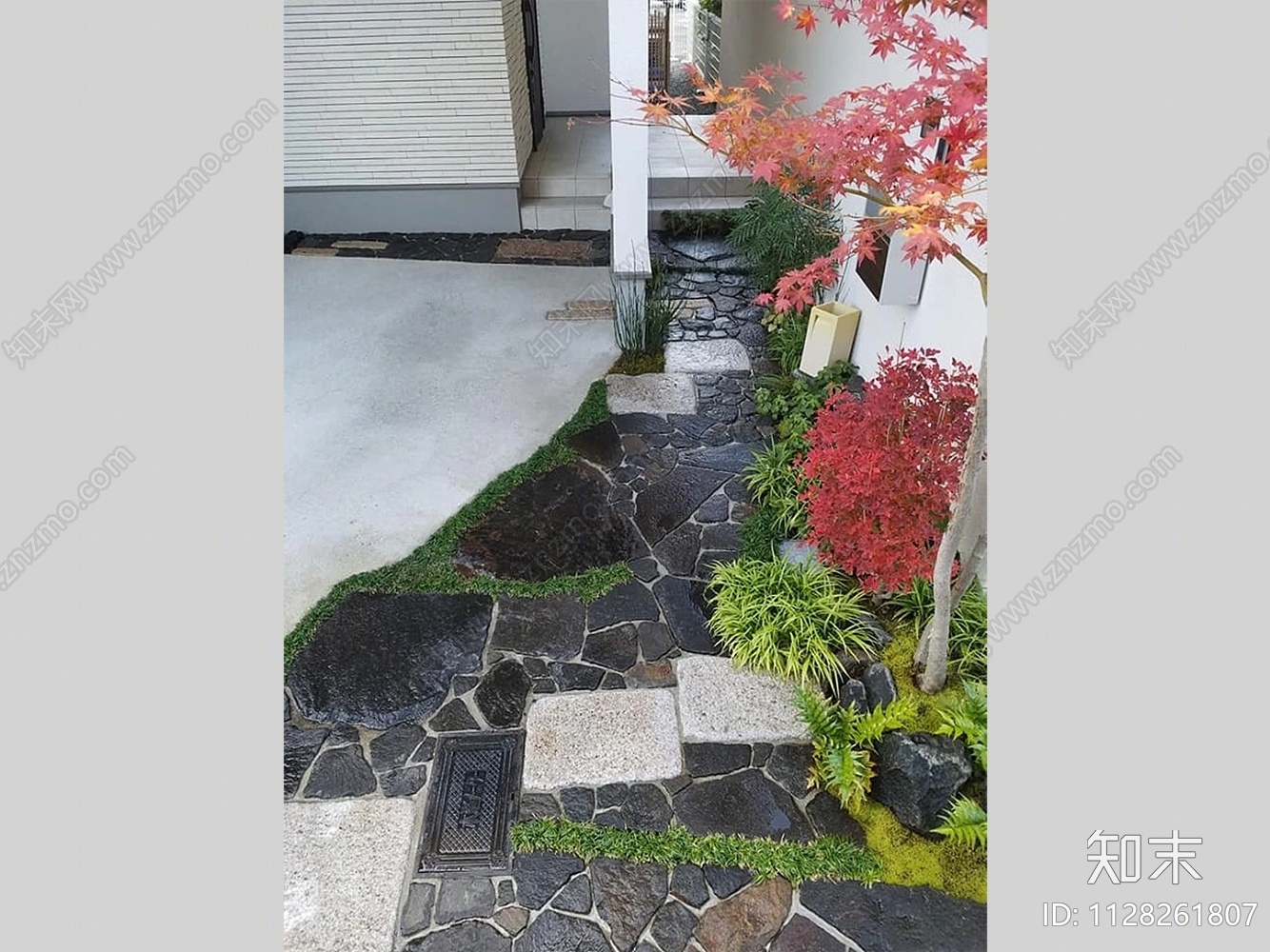 日式庭院花园SU模型下载【ID:1128261807】