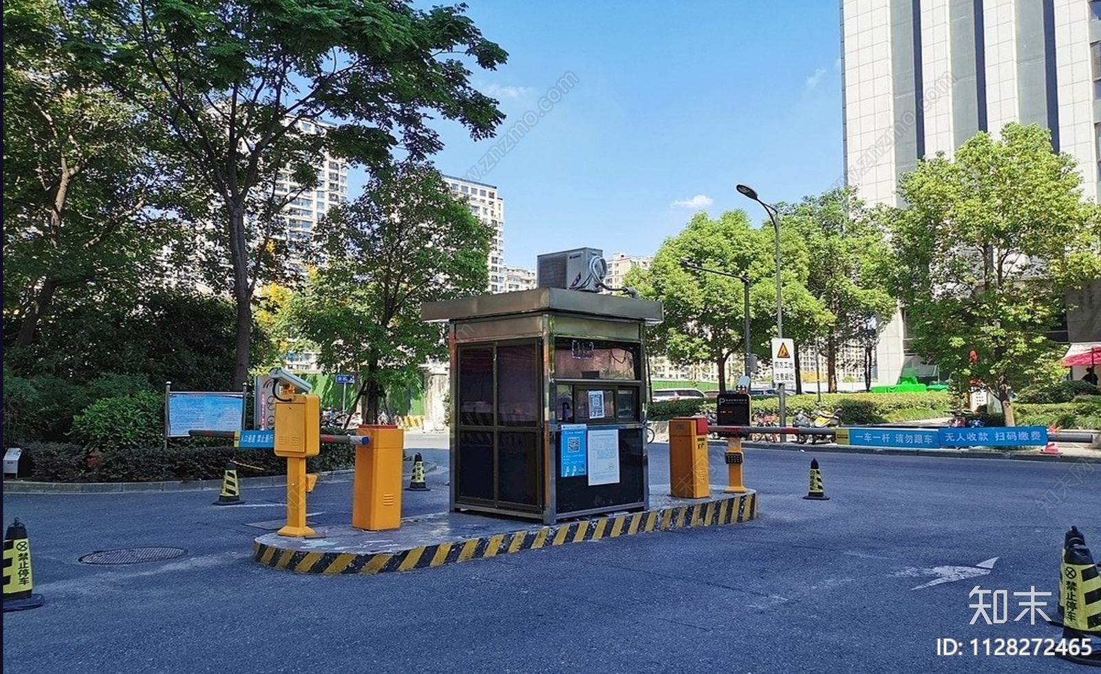 入口岗亭施工图下载【ID:1128272465】