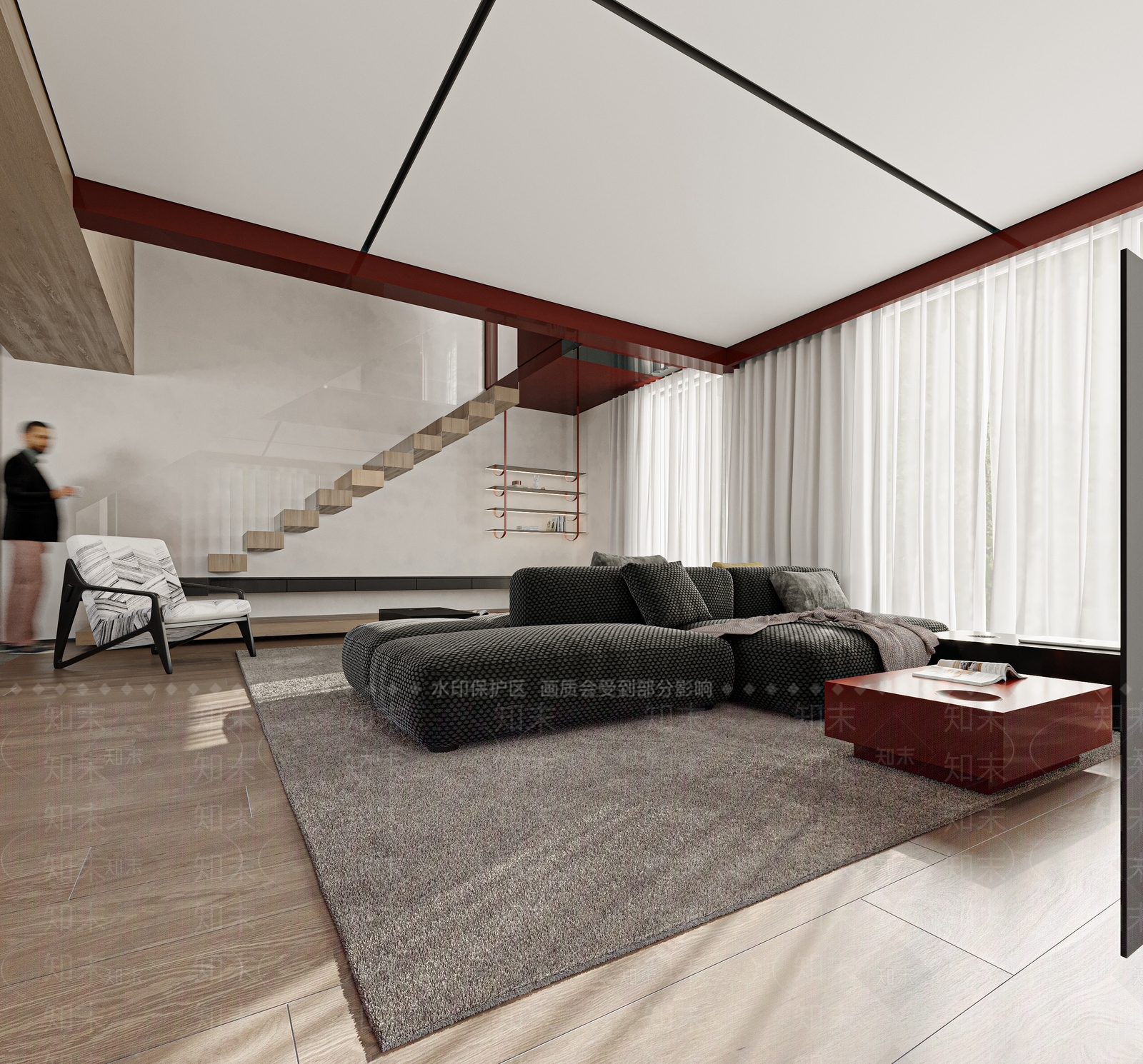 现代公寓3D模型下载【ID:1128276150】
