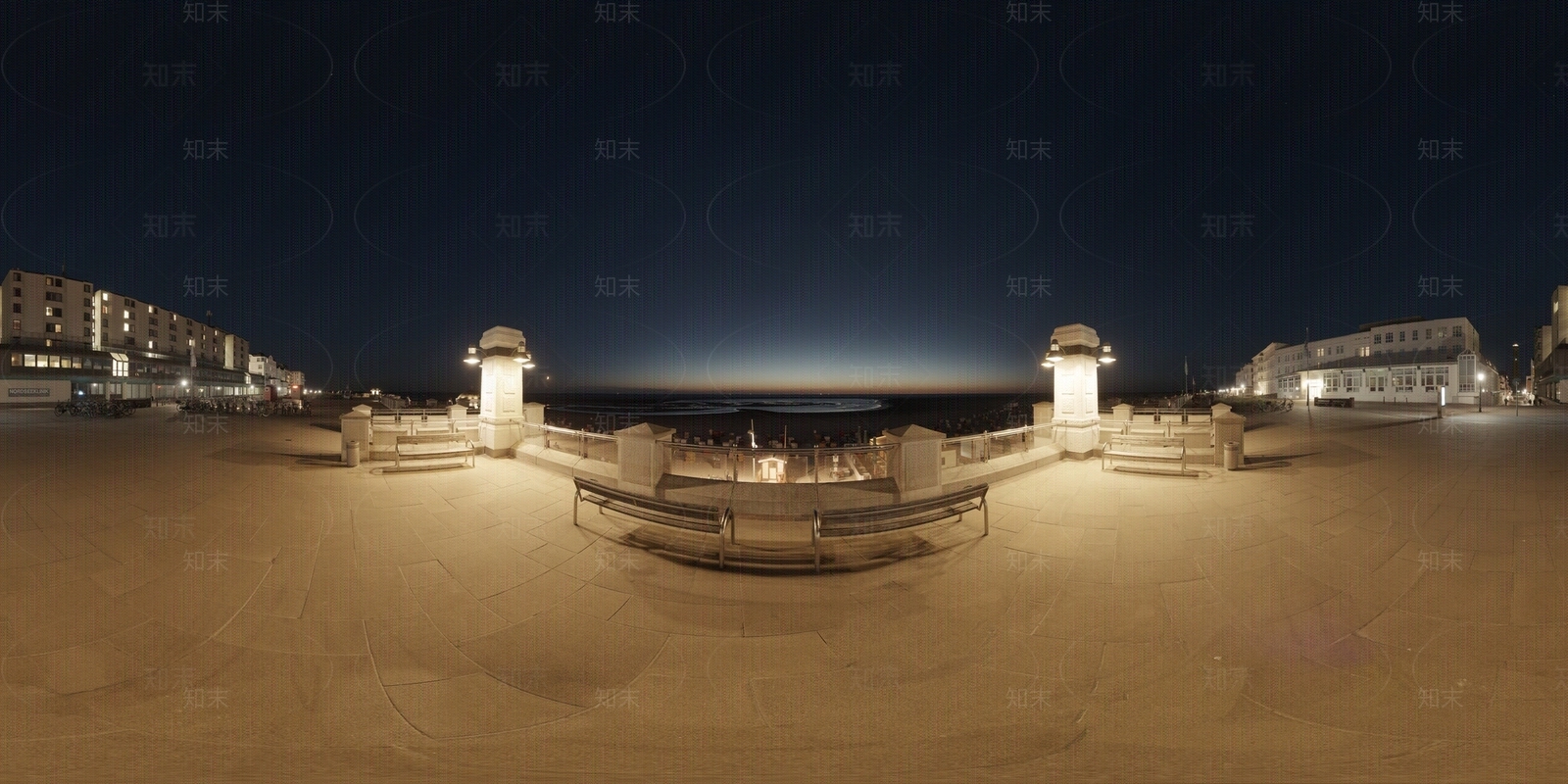 夜景户外真实天空8K全景HDR贴图下载【ID:1128301672】