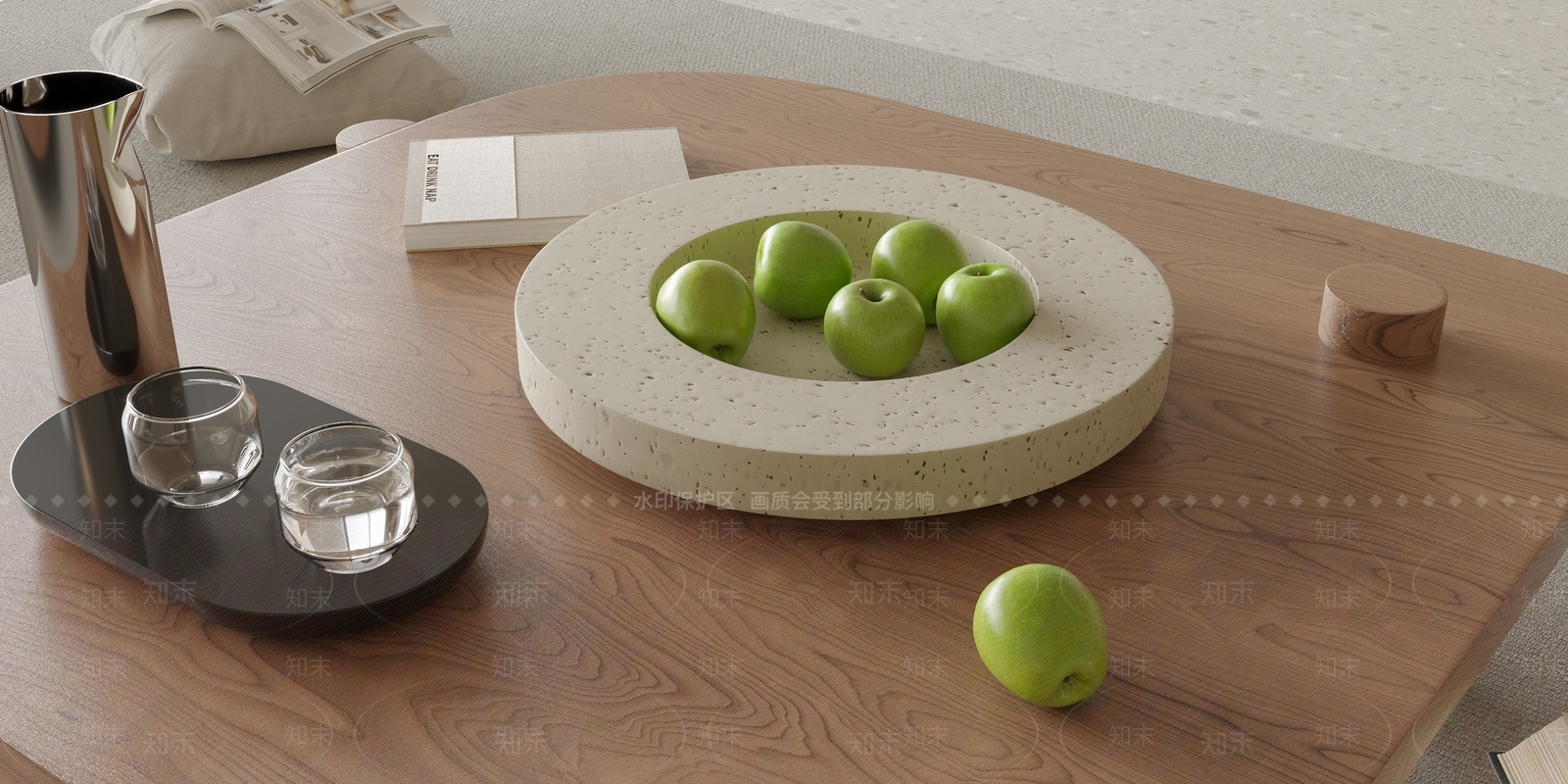 青苹果3D模型下载【ID:1128303752】