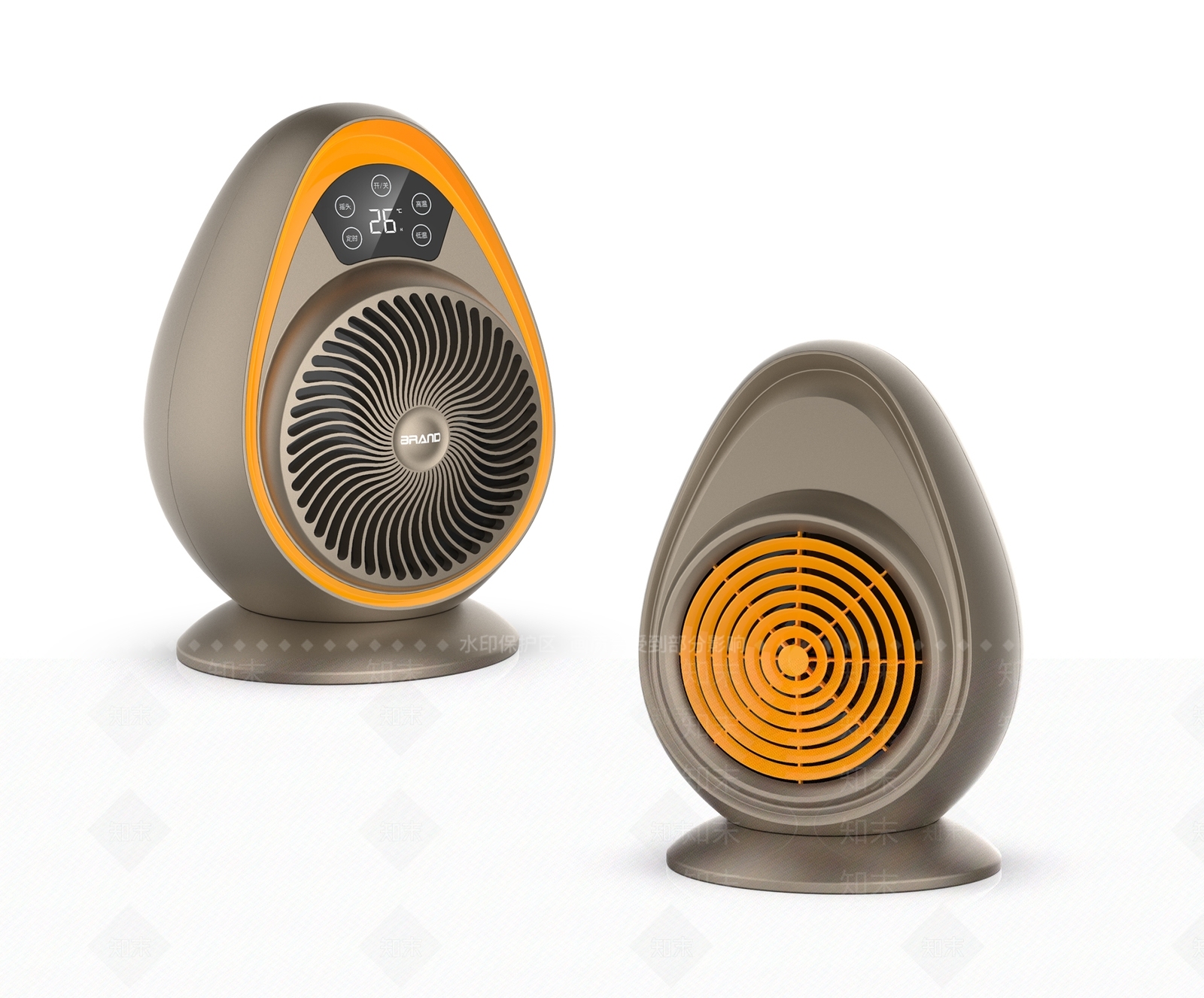 风扇暖风机3D模型下载【ID:1128303668】