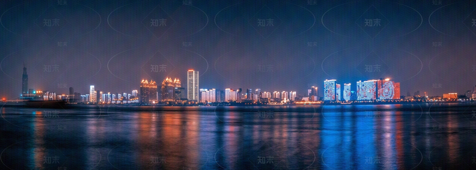 城市夜晚城市外景贴图下载【ID:1128314771】