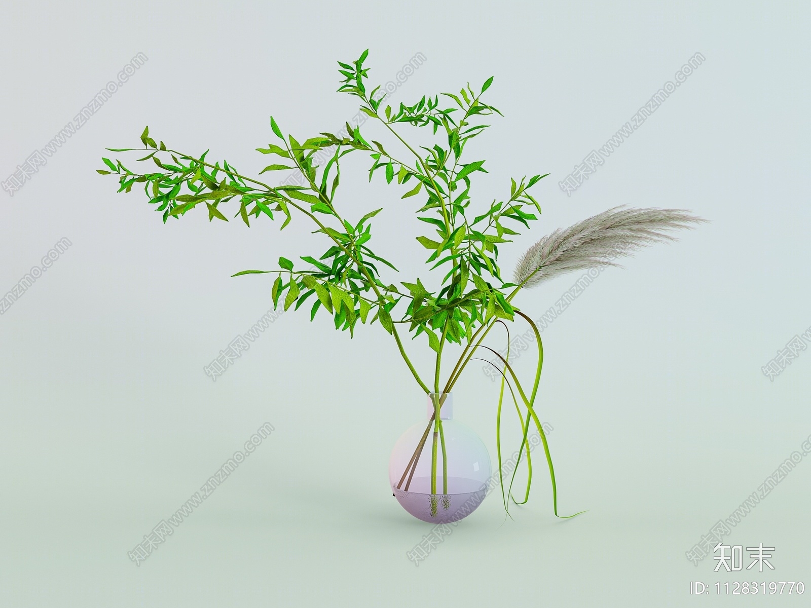 水生植物3D模型下载【ID:1128319770】