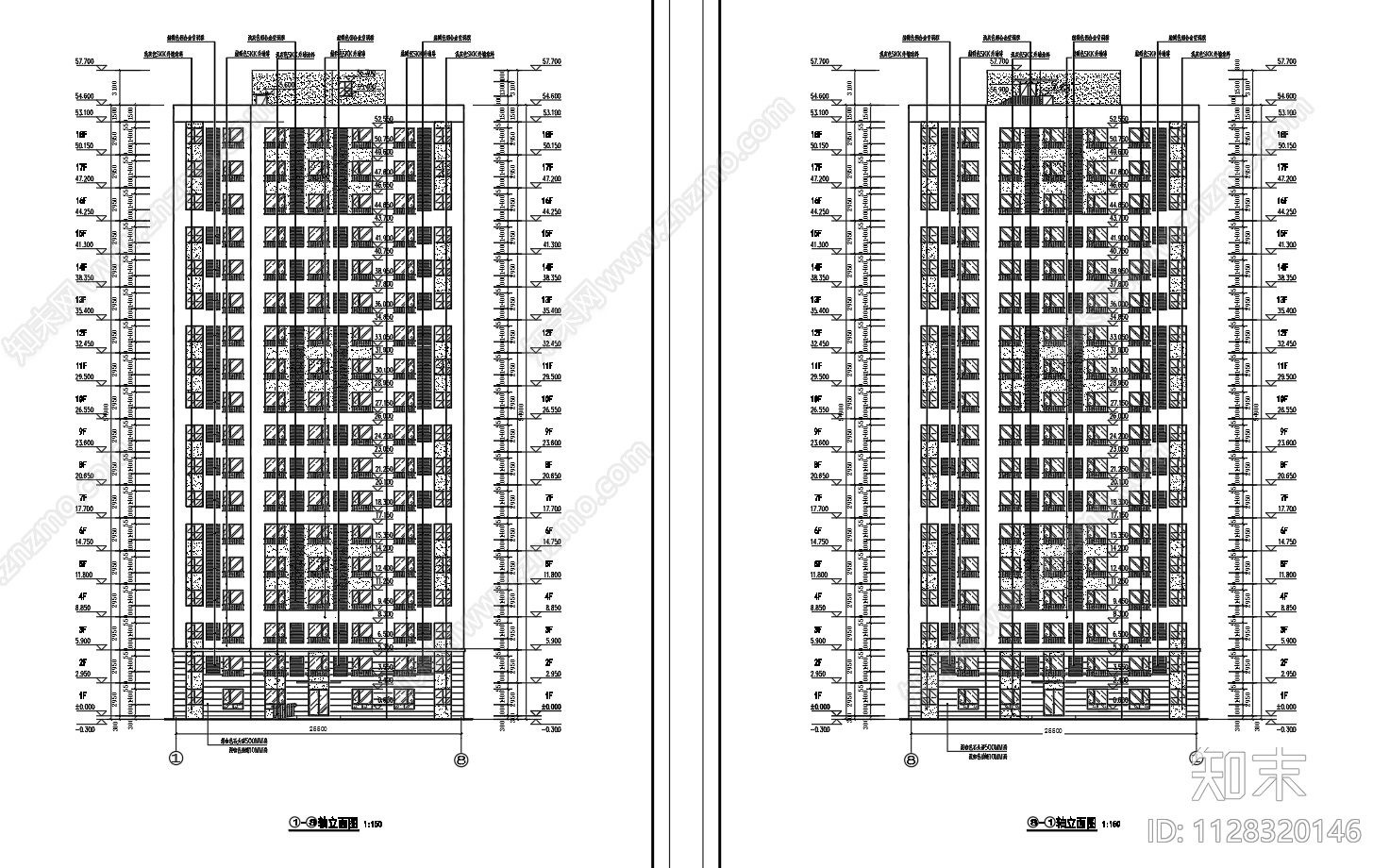 18层装配式楼房住宅建筑结构施工图下载【ID:1128320146】