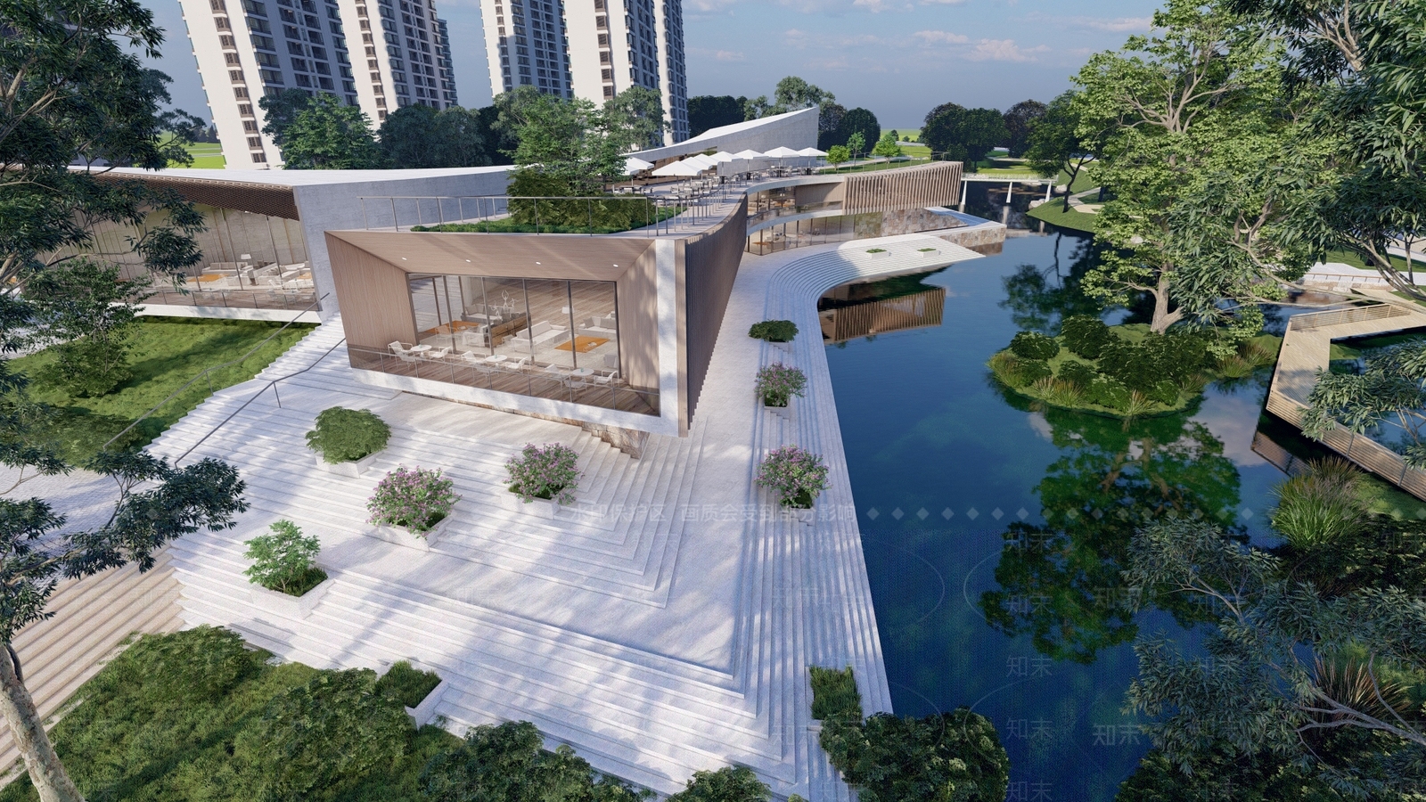 现代售楼处SU模型下载【ID:1128325953】