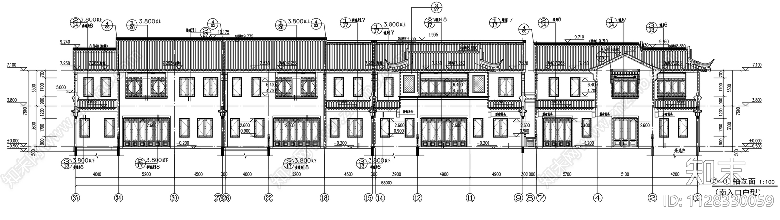 苏州桃花源建筑施工图下载【ID:1128330059】