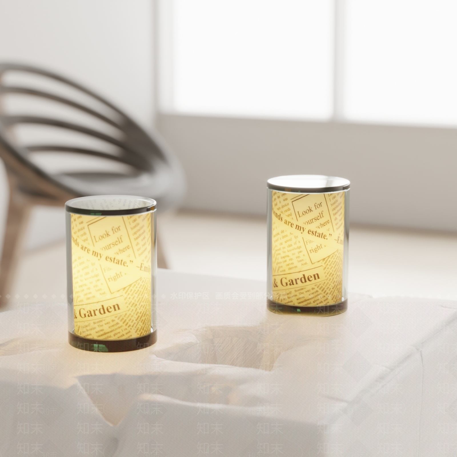 现代报纸台灯3D模型下载【ID:1128354056】