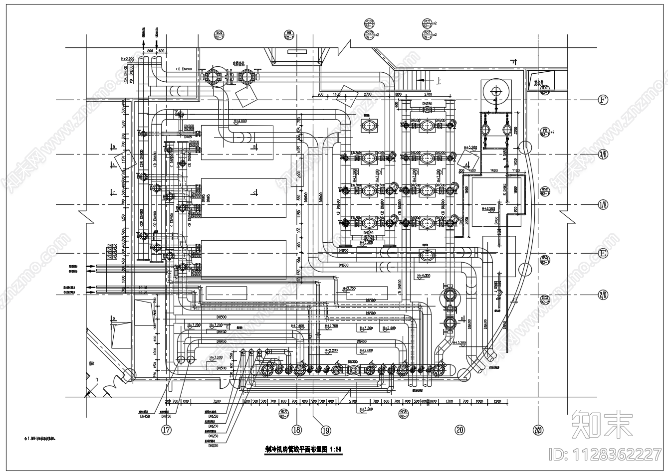 空调采暖冷热源系统原理图施工图下载【ID:1128362227】