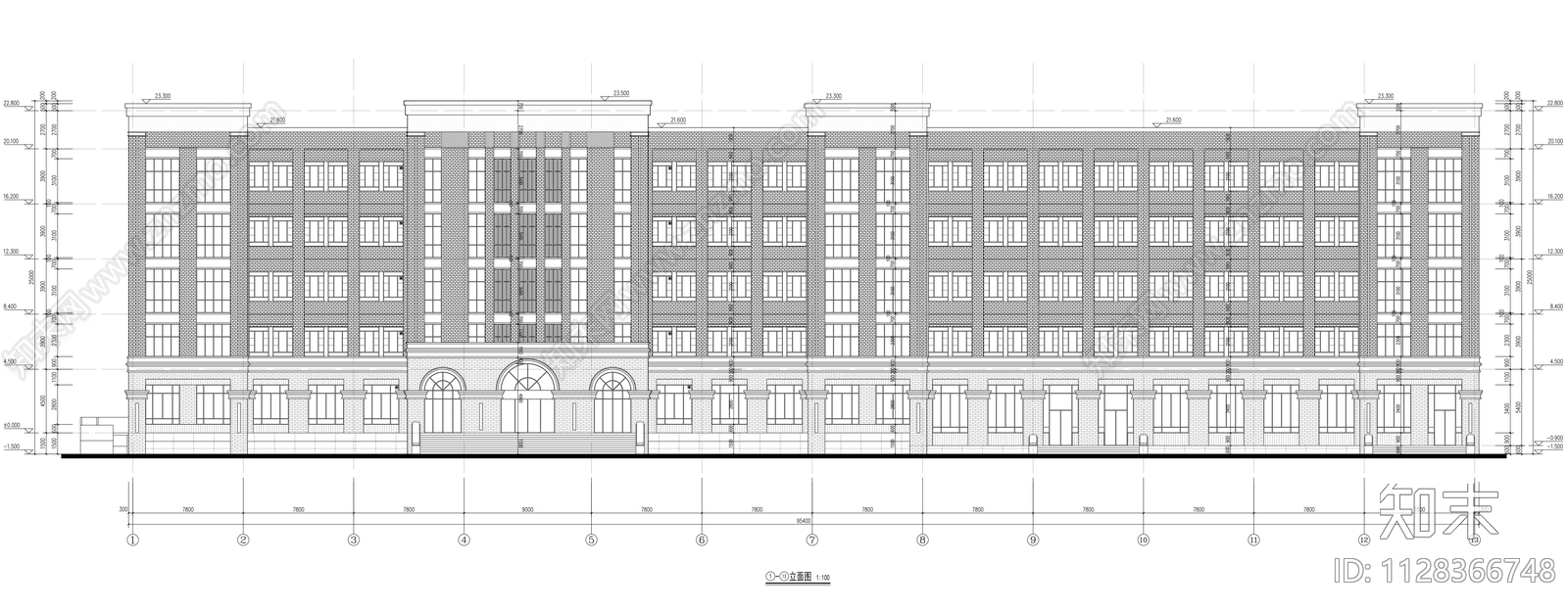 少管所建筑施工图下载【ID:1128366748】