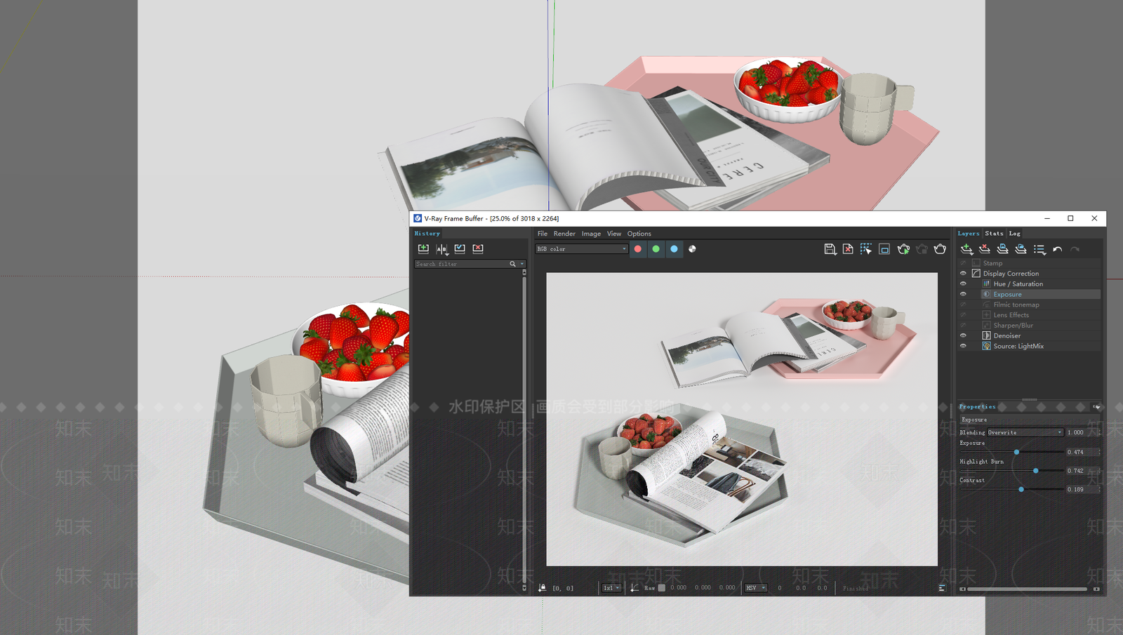 现代书籍摆件SU模型下载【ID:1128368471】