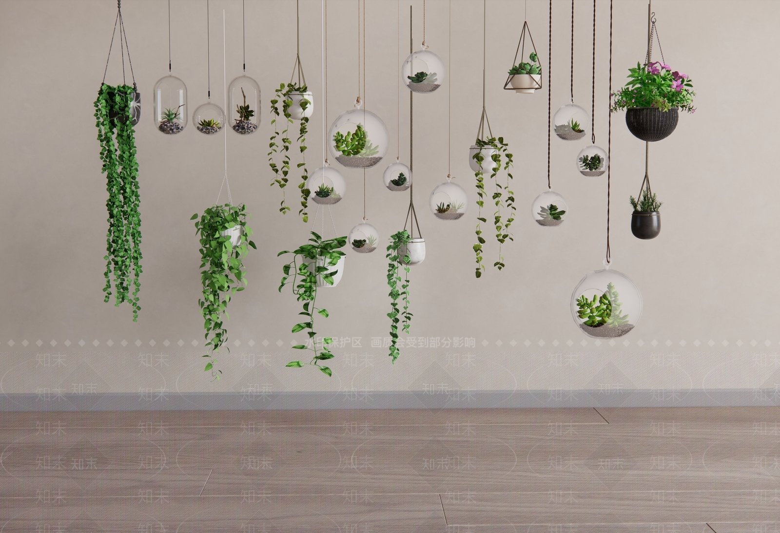 吊篮SU模型下载【ID:1128378885】