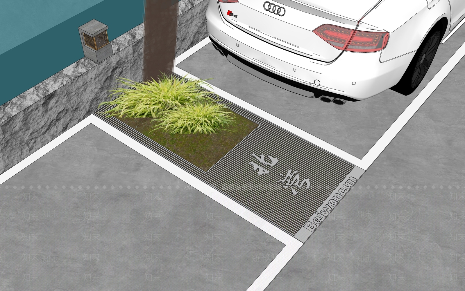 现代道路SU模型下载【ID:1128390270】