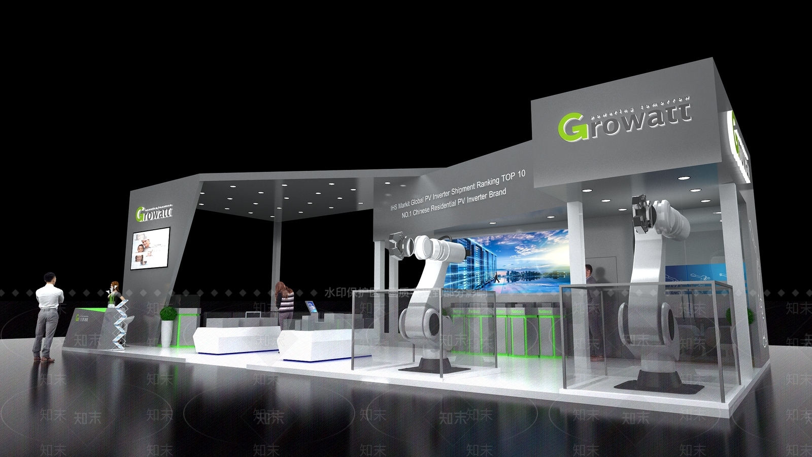 现代展位3D模型下载【ID:1128392192】