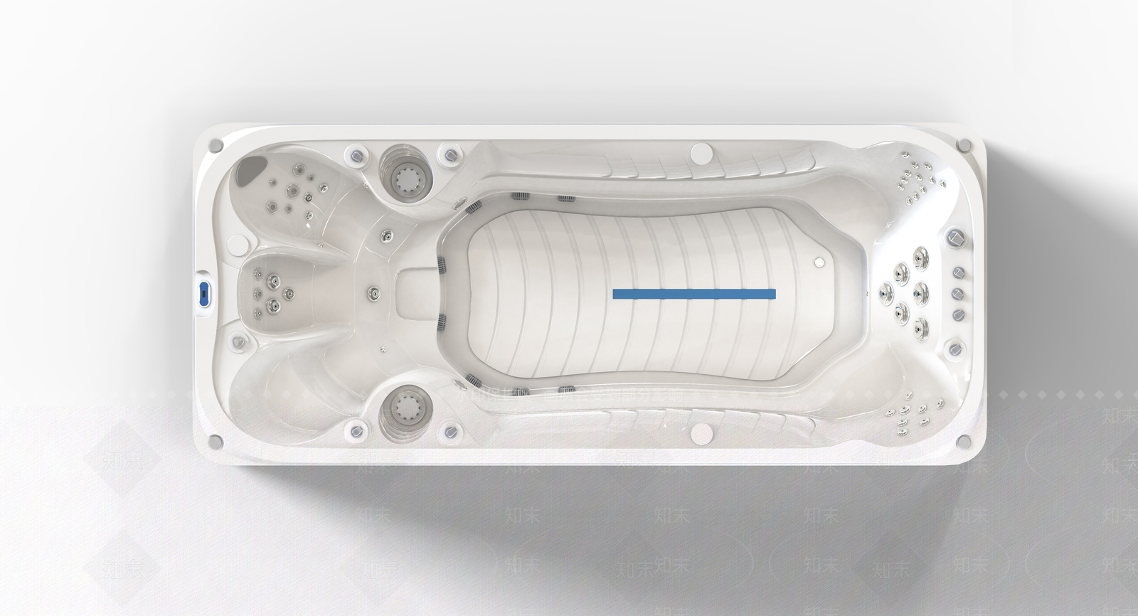 纳什维尔按摩浴缸SU模型下载【ID:1128452776】