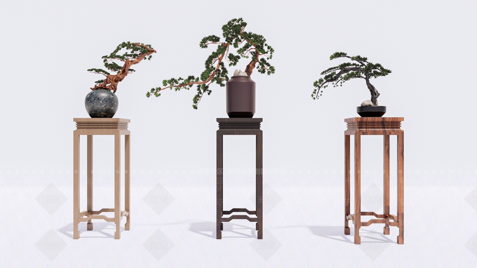 新中式花几SU模型下载【ID:1128488576】