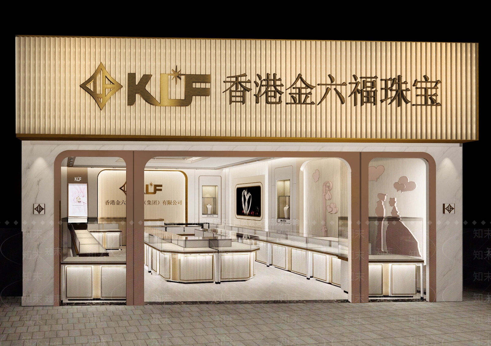 现代珠宝店SU模型下载【ID:1129701974】