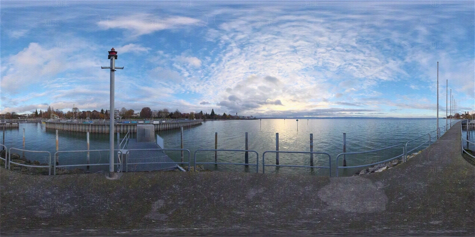 外景湖岸天空8k全景HDR贴图下载【ID:1128488793】
