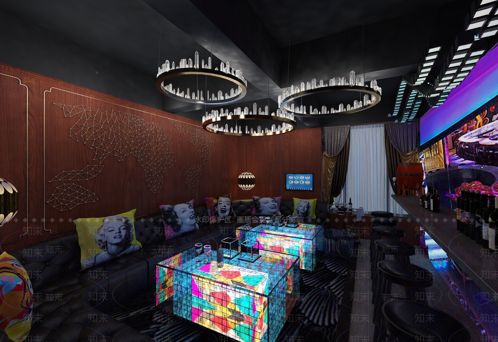 现代酒吧3D模型下载【ID:1128536714】