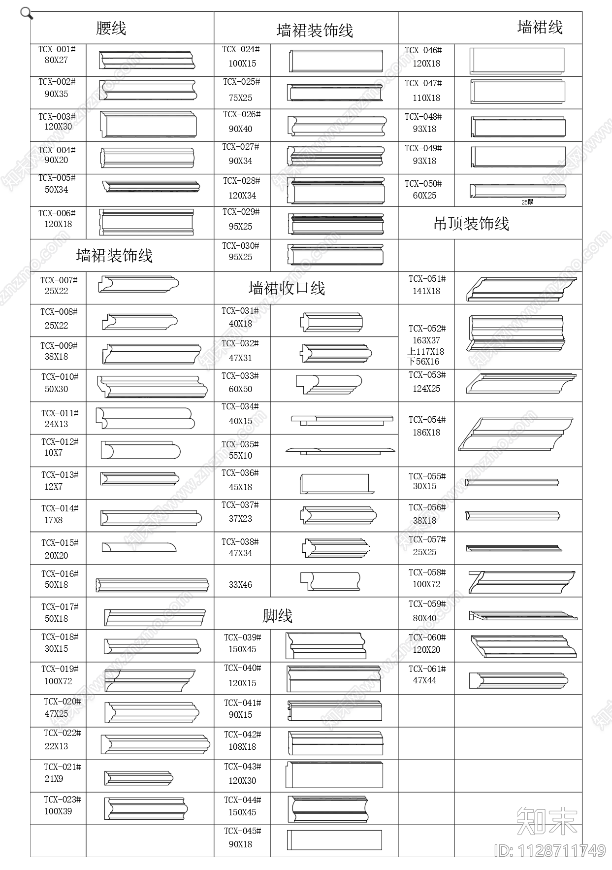 楼梯扶手柱头CAD施工图下载【ID:1128711749】