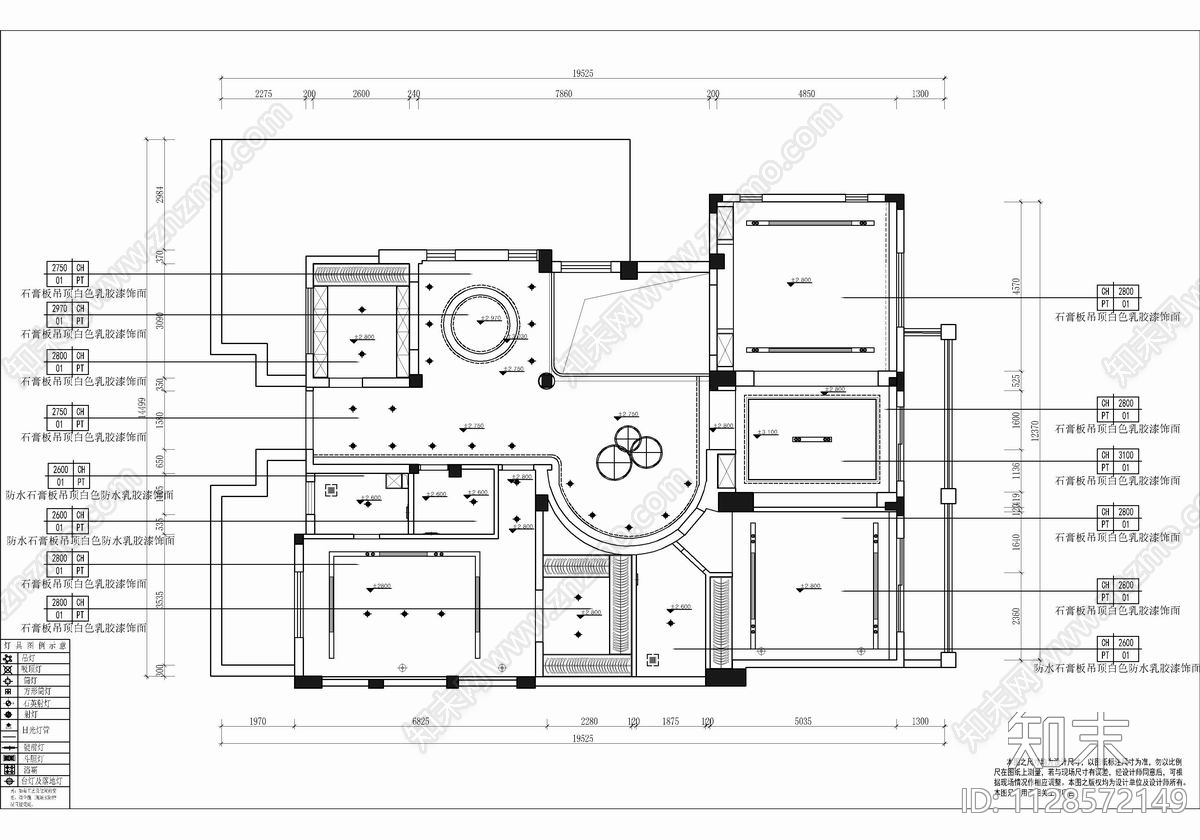 四层别墅cad施工图下载【ID:1128572149】