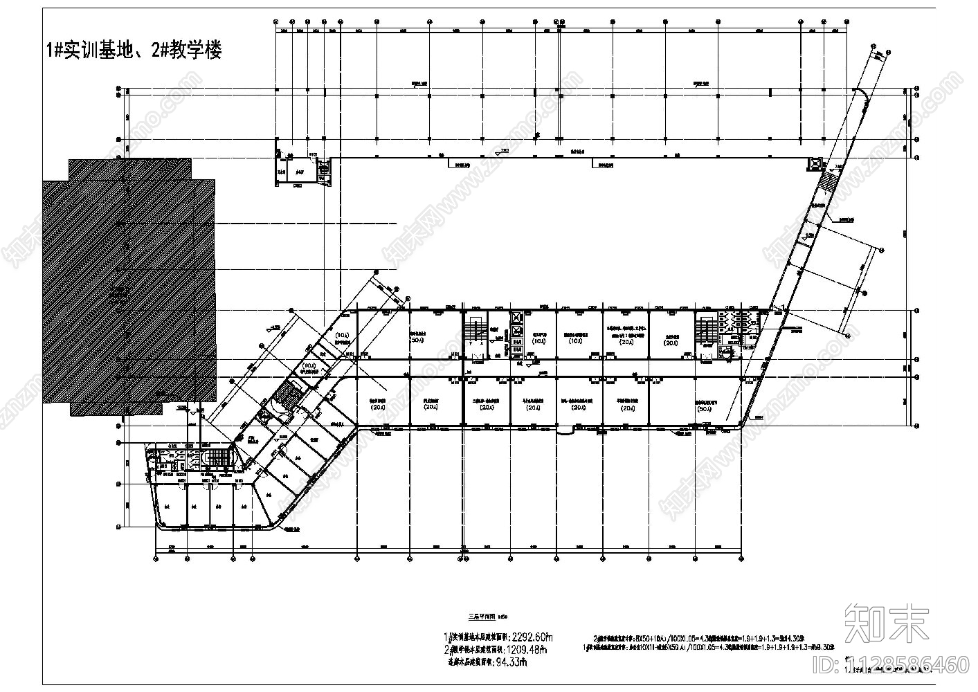 教育建筑cad施工图下载【ID:1128586460】