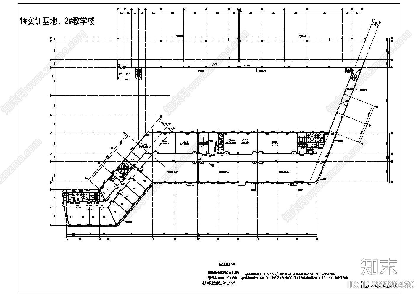 教育建筑cad施工图下载【ID:1128586460】