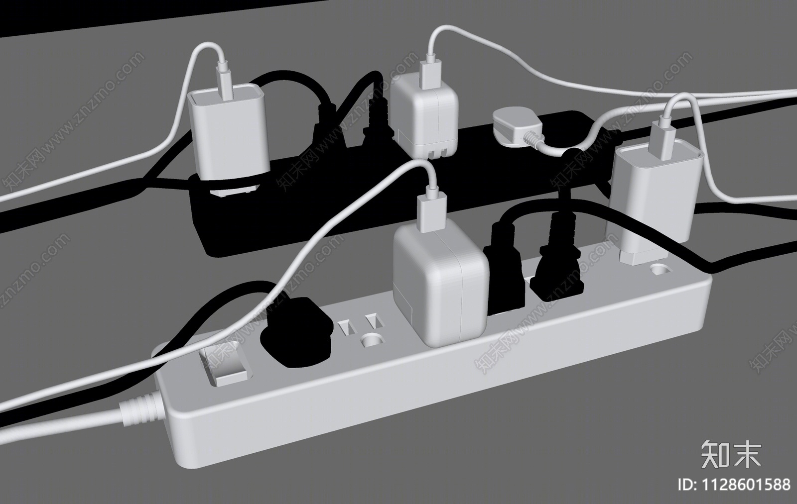 现代插座SU模型下载【ID:1128601588】