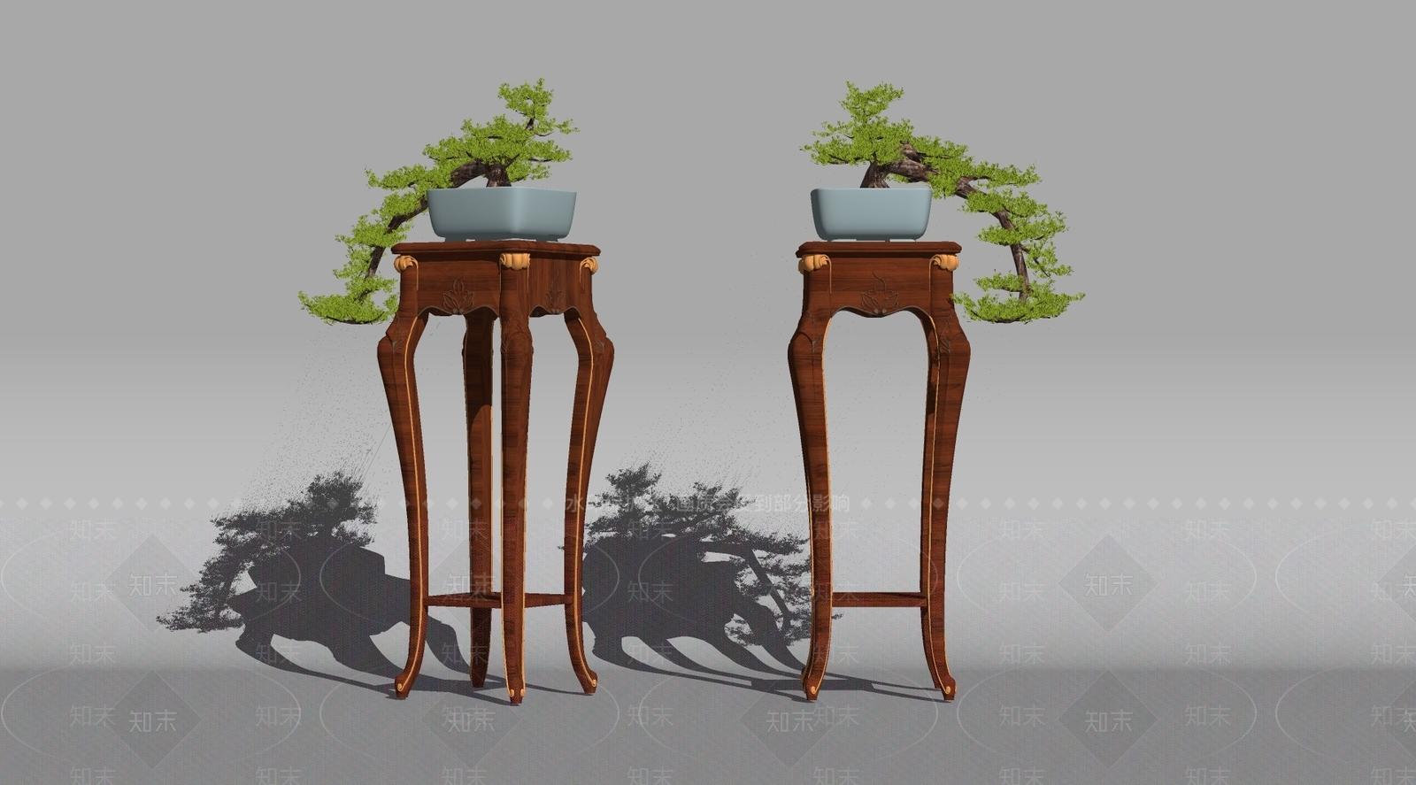 美式花几SU模型下载【ID:1128727243】