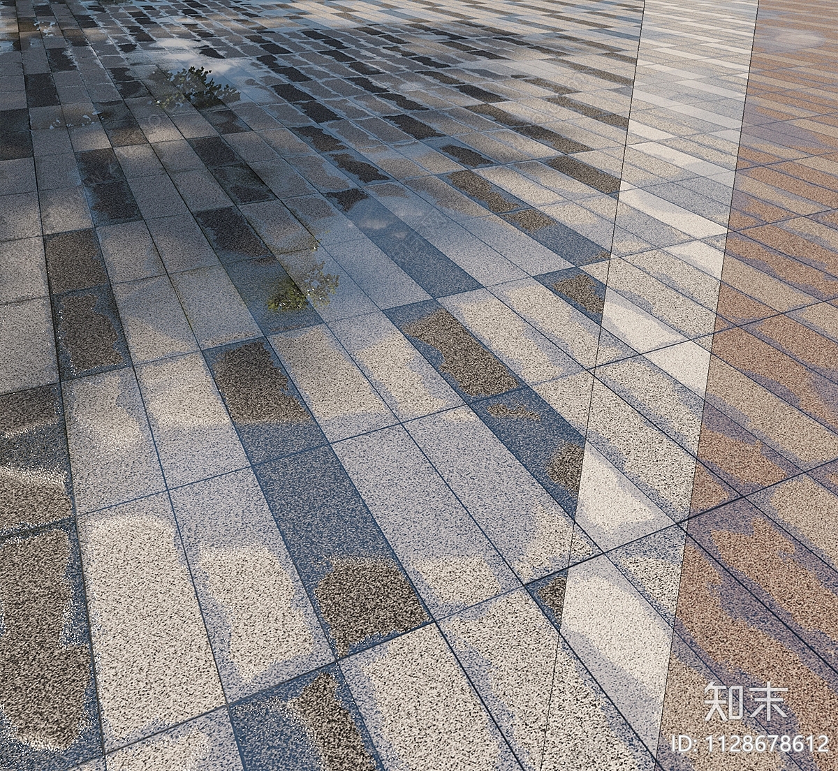 现代路面铺路3D模型下载【ID:1128678612】