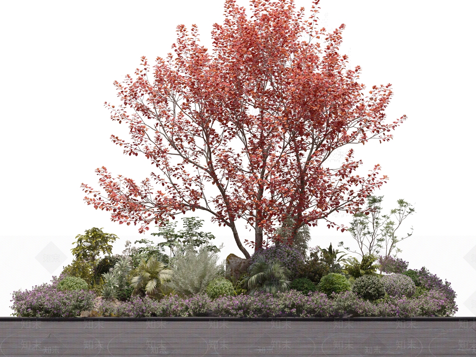 花坛3D模型下载【ID:1128688833】