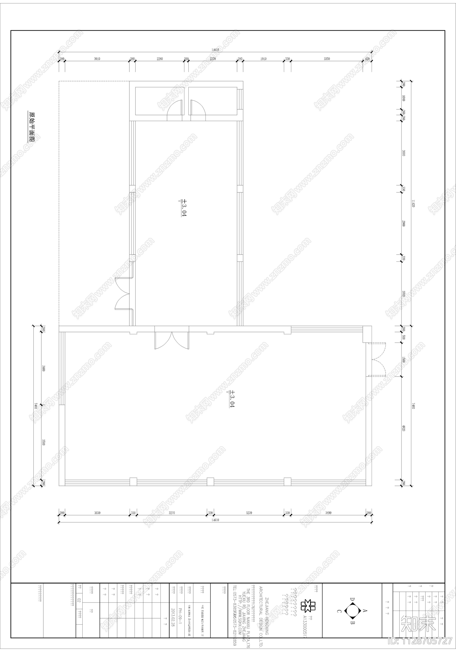 东湖规划展示厅cad施工图下载【ID:1128705727】