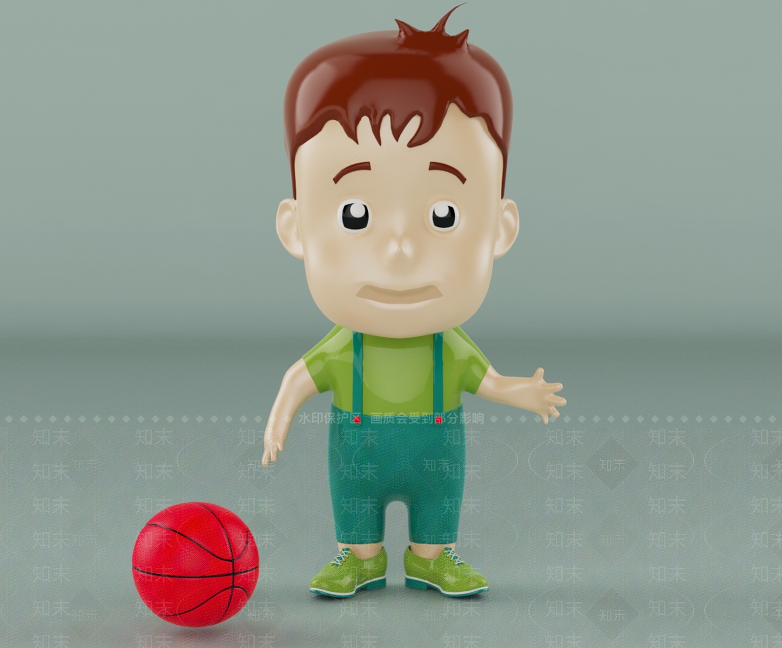 卡通人物公仔3D模型下载【ID:1128715212】